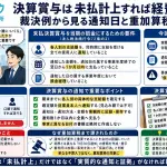 決算賞与の未払計上