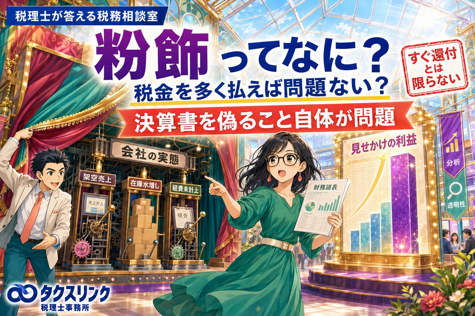 粉飾とは？