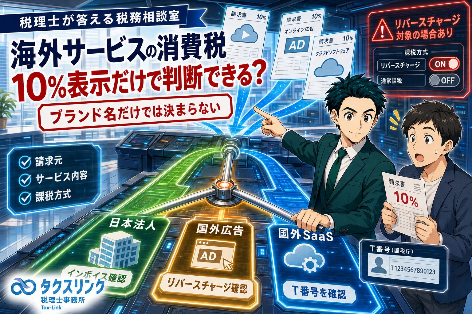 海外サービスの消費税法上の取り扱い