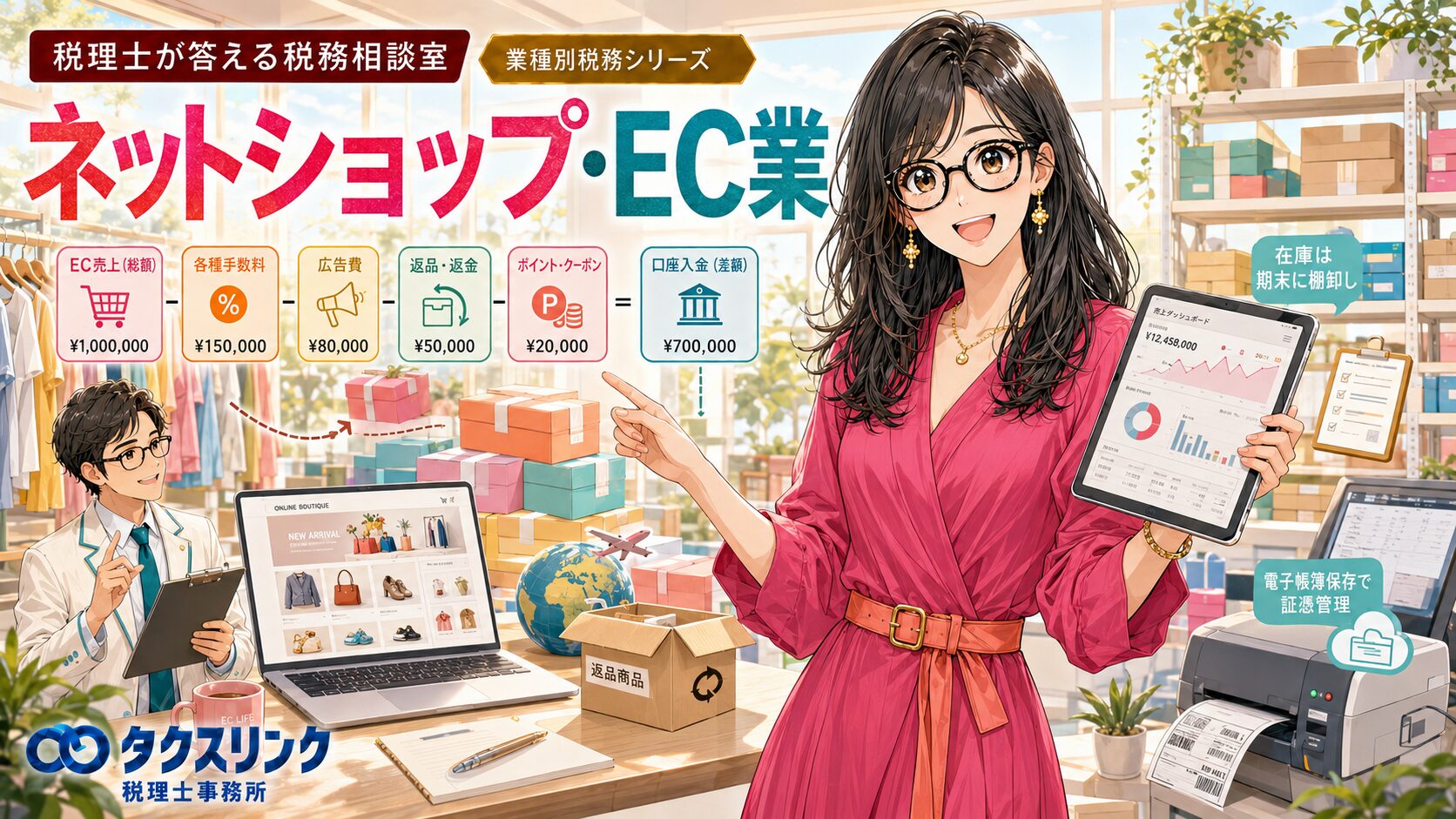 ネットショップ・EC業の税務