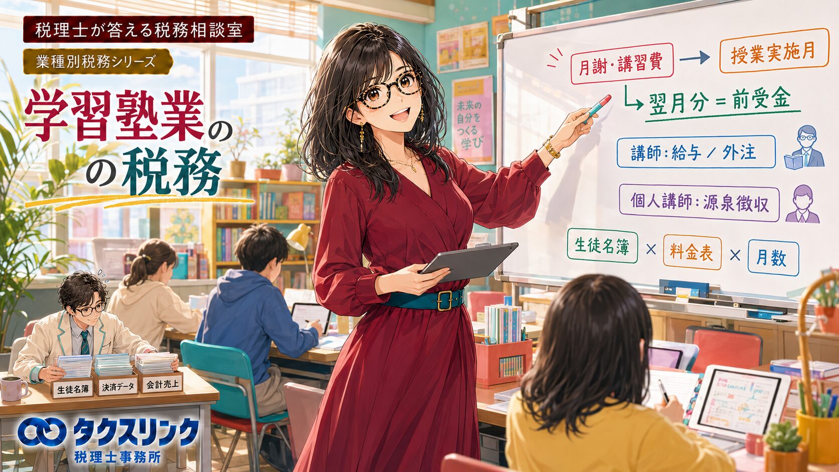 学習塾業の税務