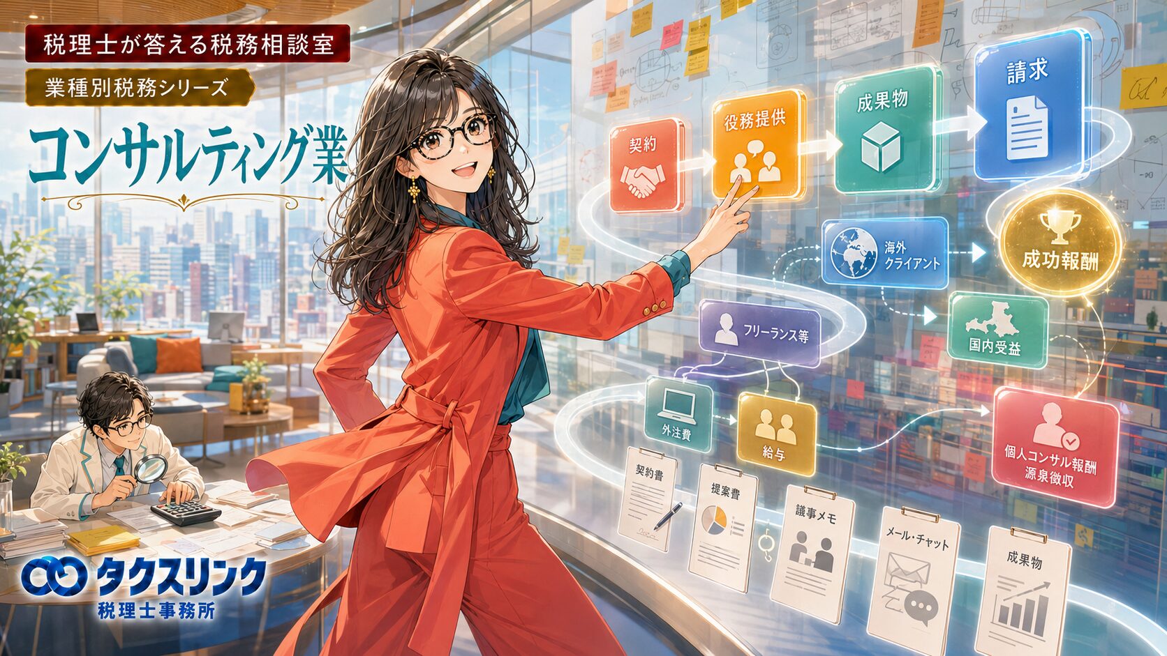 ｺﾝｻﾙﾃｨﾝｸﾞ業の税務