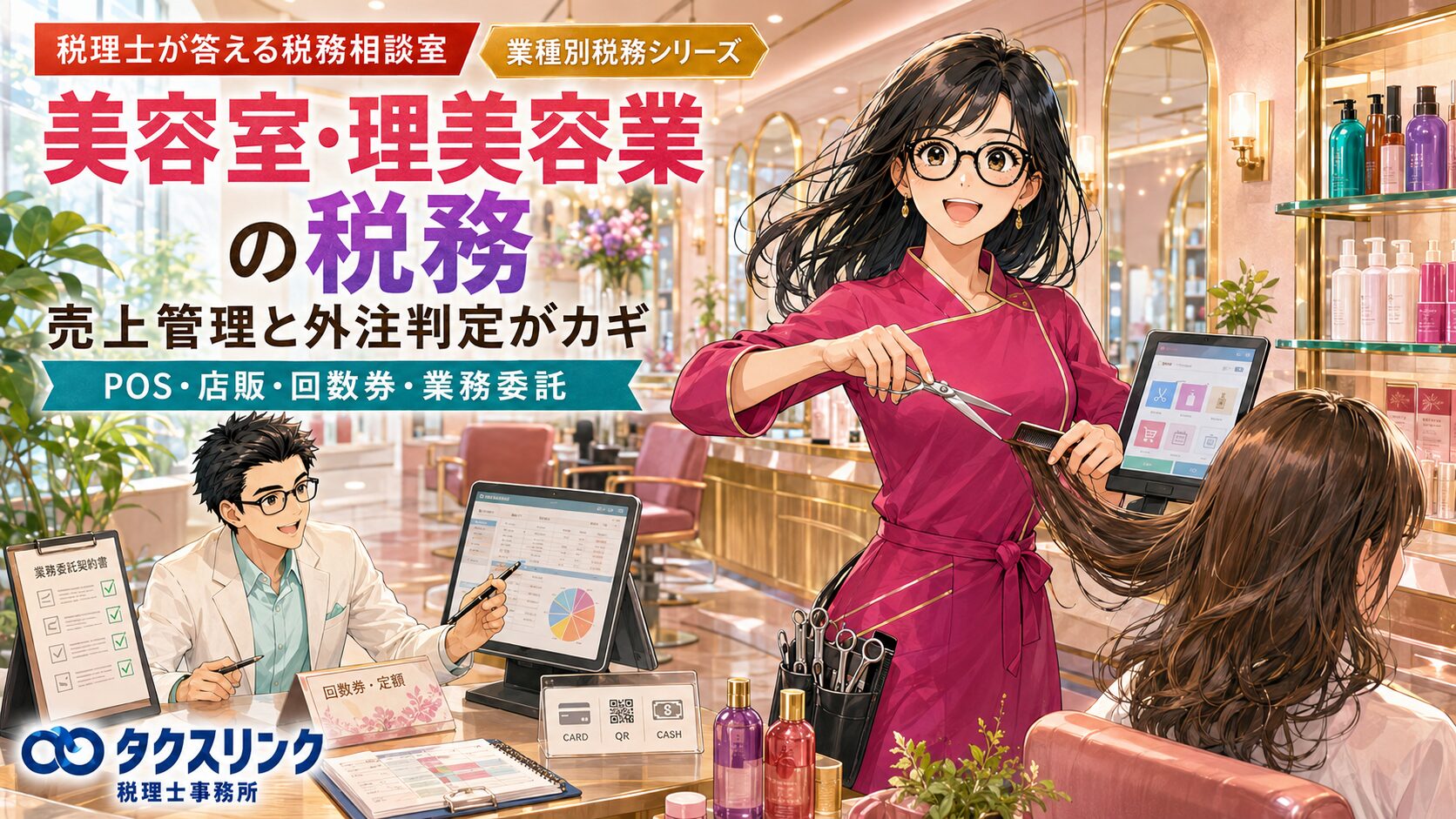 美容室・理美容業の税務