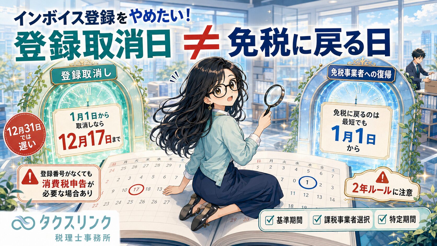 インボイス登録をやめたい