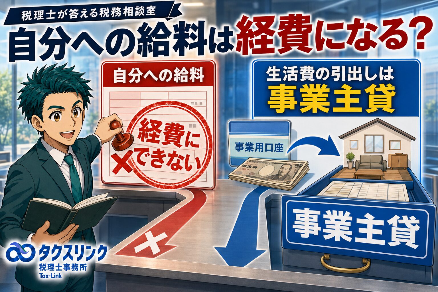 個人事業主は自分に給料を払える？