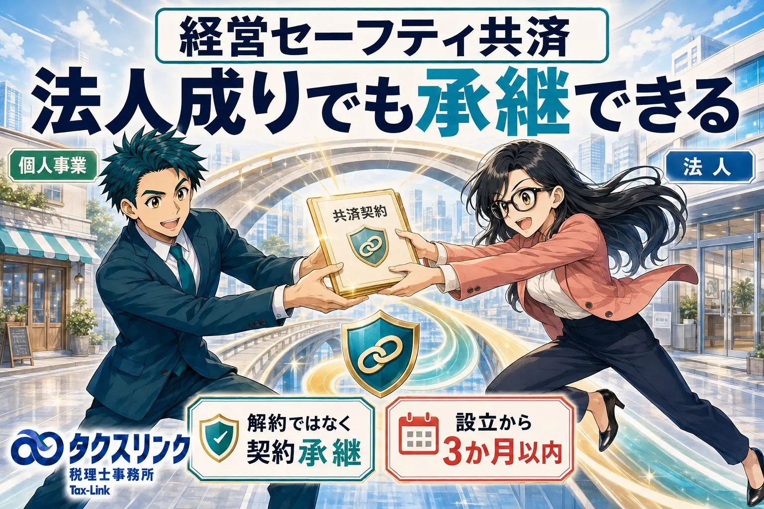 経営セーフティ共済、法人成りしたらどうなるの？