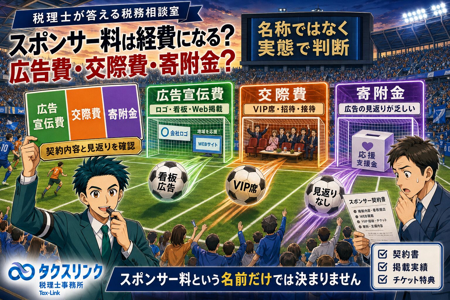スポンサー料は経費になる？