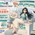 2026年10月に「106万円の壁」がなくなると、50人以下の会社もパートを社会保険に入れる必要がある？