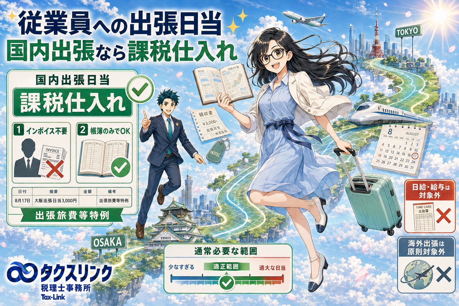 出張日当と消費税