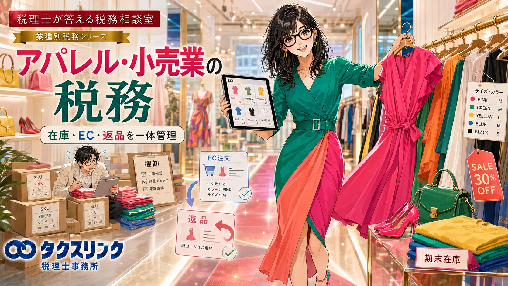 アパレル・小売業の税務
