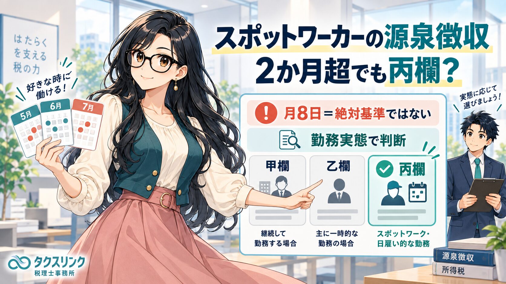 スポットワーカーの源泉徴収