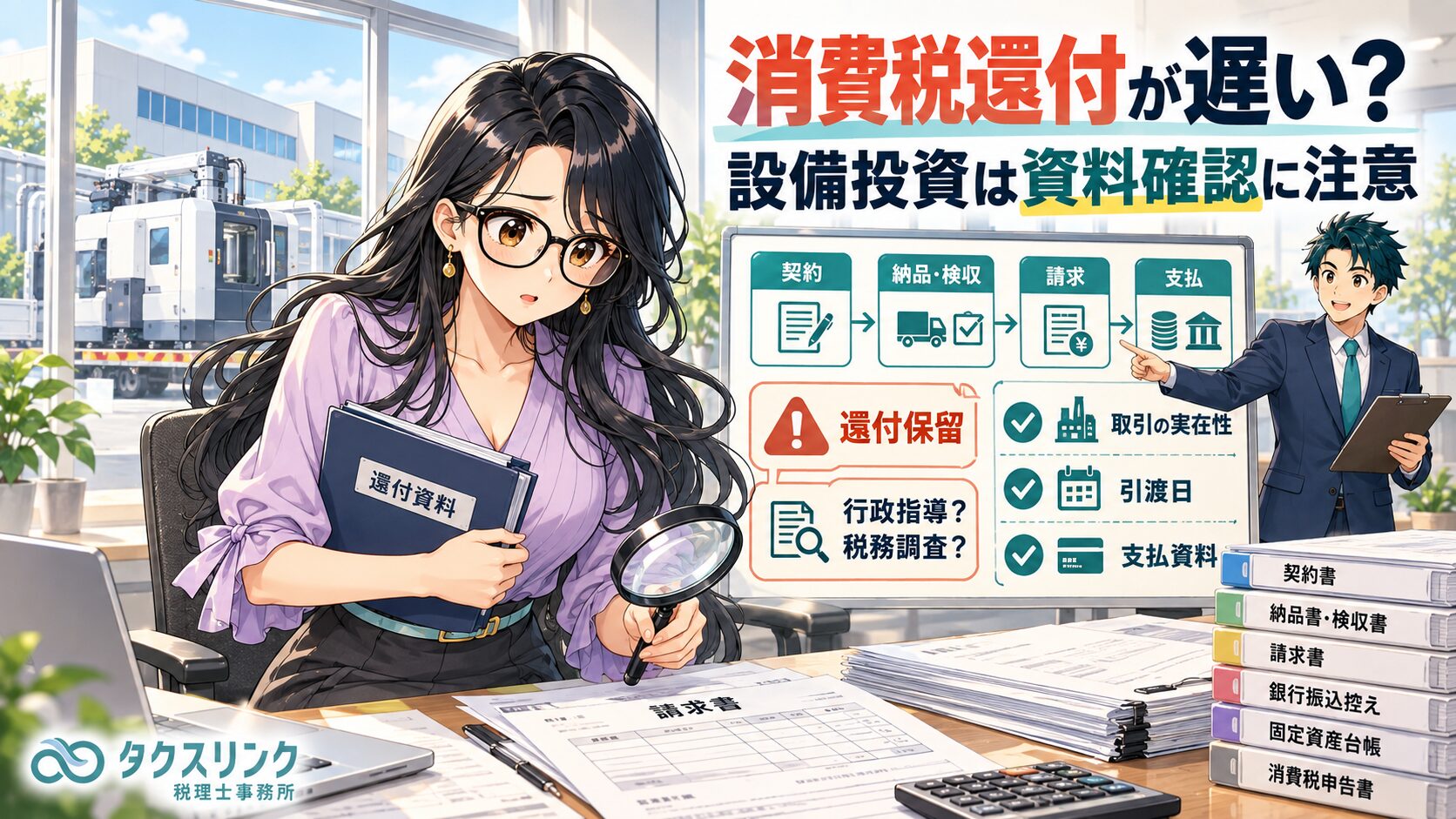 消費税の還付が遅い？