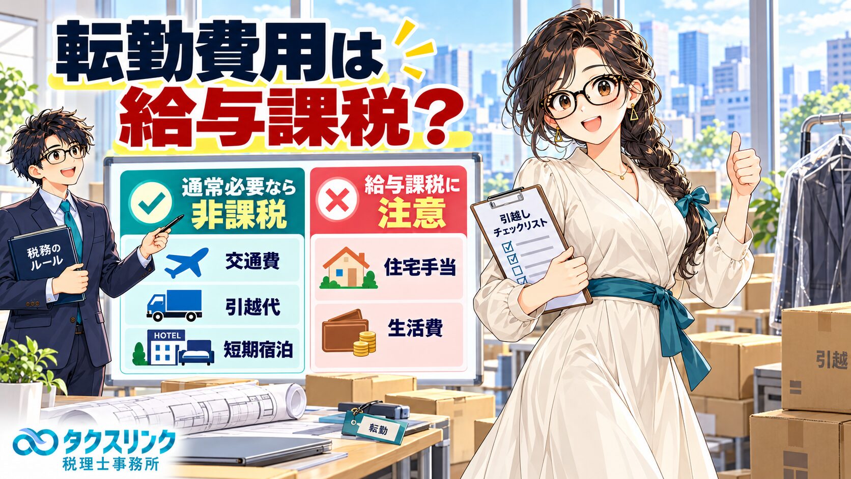 転勤費用は非課税？