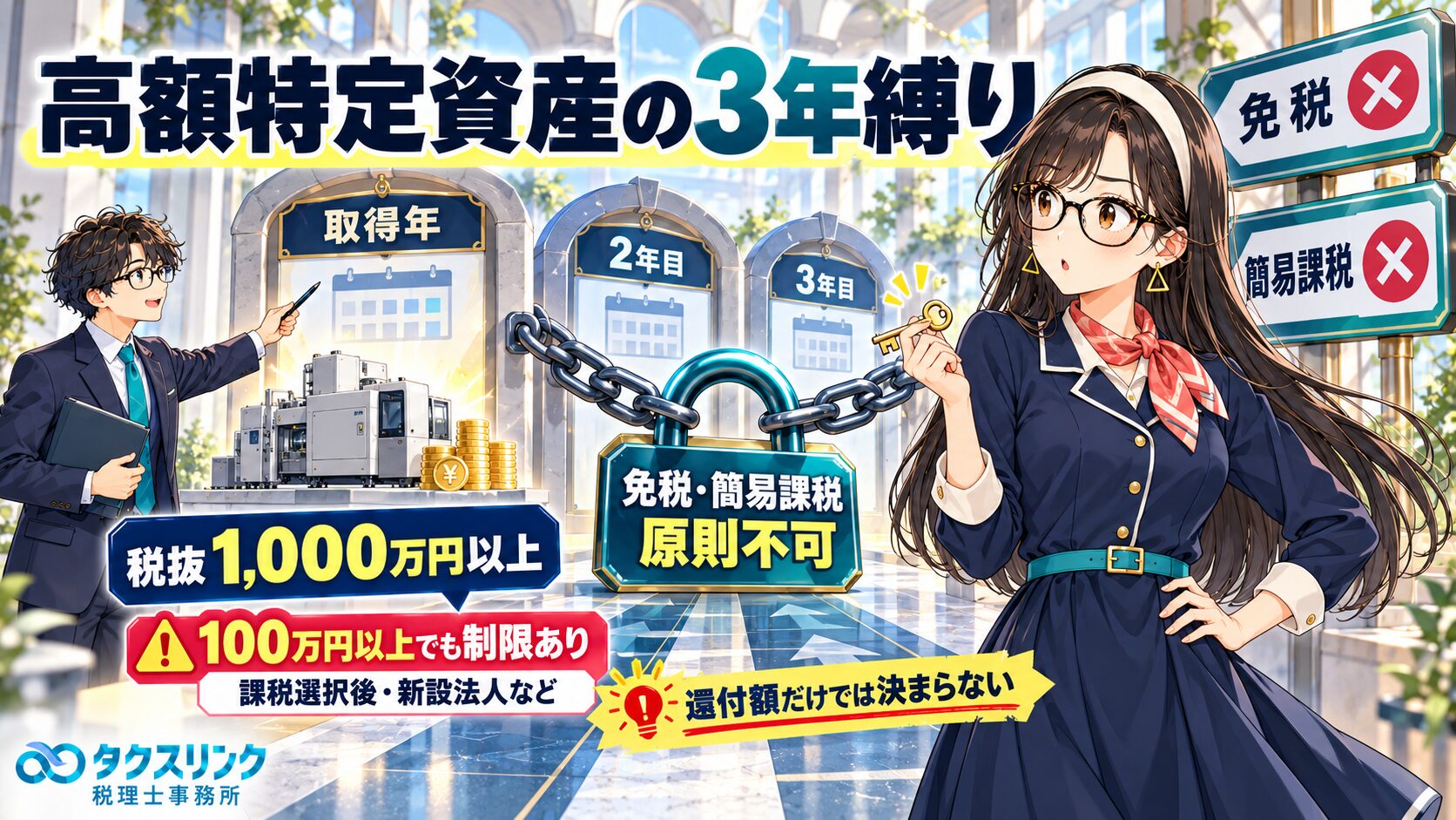 高額特定資産の３年縛り